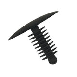 Fir Tree Trim Clip, 6-7mm Hole, 24mm Head, Black