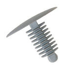 Fir Tree Trim Clip, 6-7mm Hole, 24mm Head, Grey