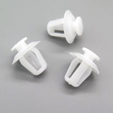 Exterior Door Moulding Clip, White