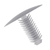 Fir Tree Trim Clip, 7-8mm Hole, 28mm Head, Grey