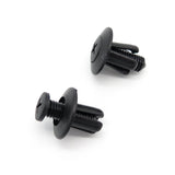 Screw Fit Plastic Rivet, 8mm Hole, 18mm Collar, Black - image 3