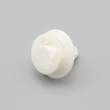 Interior Trim Clip, 8mm Hole, White with Crescent Head - image 3