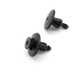 Push Fit Plastic Rivet, 6.5mm Hole, 18mm Collar, Black - image 3