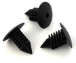 Fir Tree Clip, 10-11mm Hole, 23mm Head, Black