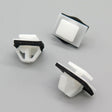 Exterior Side Moulding & Trim Clip, White with Foam Seal