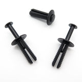 Push Fit Plastic Rivet, 6mm Hole, 15mm Collar, Black - image 3