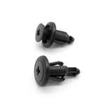 Push Fit Plastic Rivet, 6.5mm Hole, 12mm Collar, Black, Easy Release - image 3