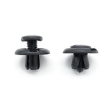 Screw Fit Plastic Rivet, 8mm Hole, 20mm Collar, Black, Type A - image 3