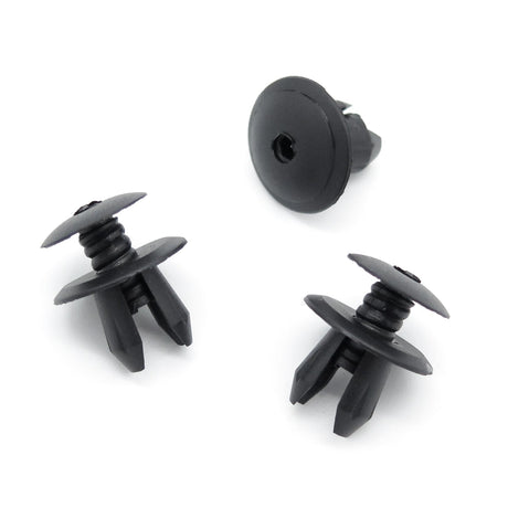 Interior Trim Panel & Lining Clip, Hex Head, Black