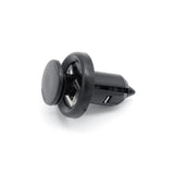 Push Fit Plastic Rivet, 10mm Hole, 20mm Collar, Metal Insert- Long, Black - image 3