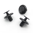 Push Fit Plastic Rivet, 7mm Hole, 20mm Collar, Black