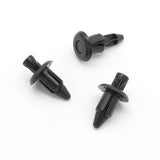 Push Fit Plastic Rivet, 6mm Hole, Black