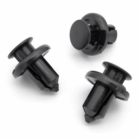 Push Fit Plastic Rivet, 20mm Collar, 10mm Hole