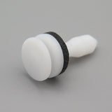 Interior Trim Panel Clip, White with Washer - image 3