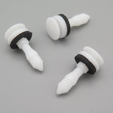 Interior Trim Panel Clip, White with Washer