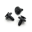 Push Fit Plastic Rivet, 7mm Hole, Black