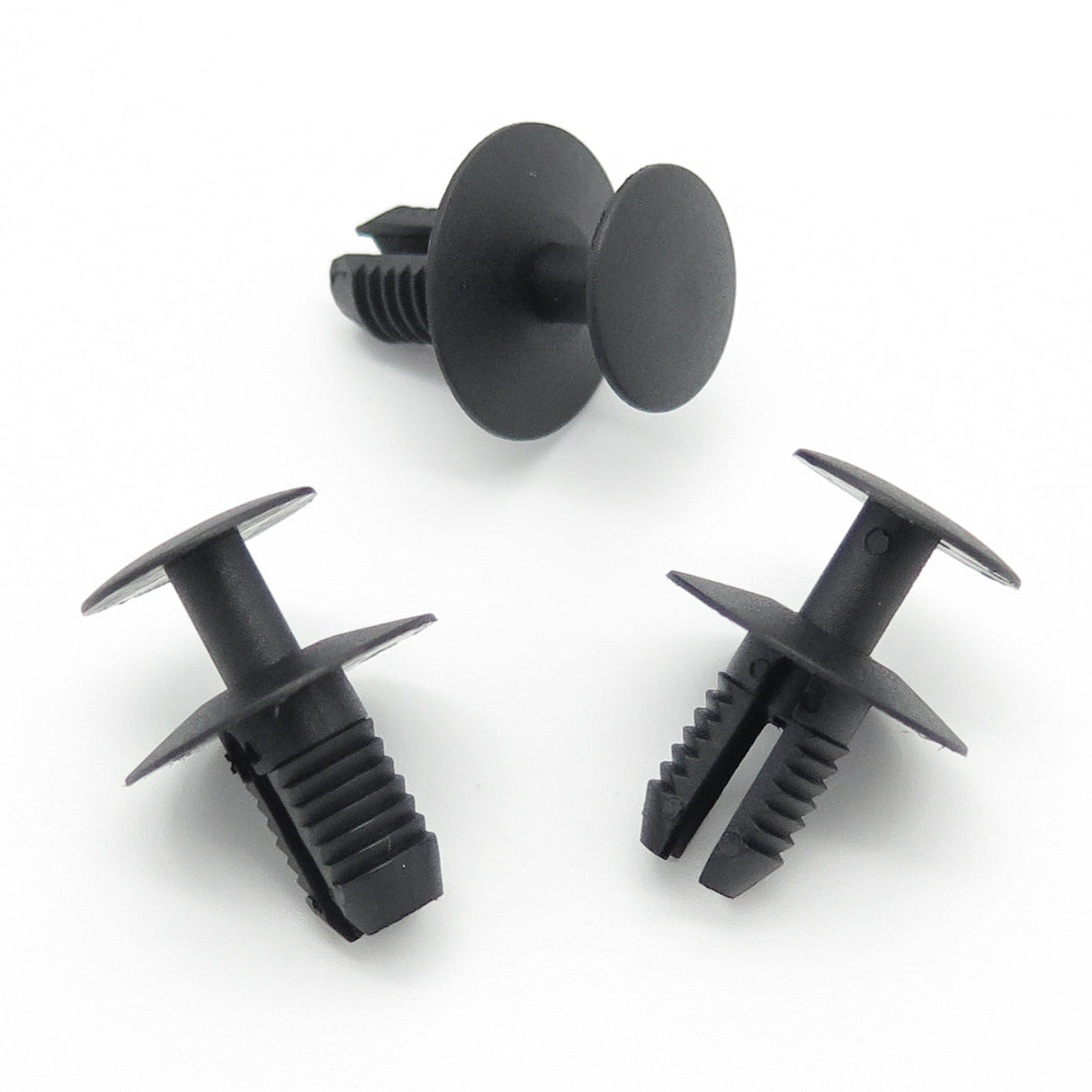Push Fit Plastic Rivet, 8mm, Black,