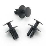 Push Fit Plastic Rivet, 8mm, Black,