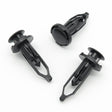 Push Fit Bumper Clip, 9mm, Black, Long