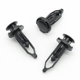 Push Fit Bumper Clip, 9mm, Black, Long