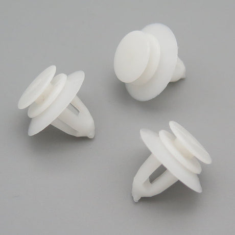 Interior Trim Panel Clip, 8mm Hole, White