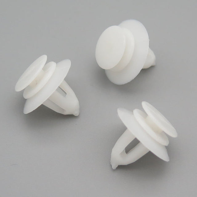 Interior Trim Panel Clip, 8mm Hole, White