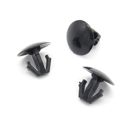 Rubber Weatherstrip Seal Clip, Black