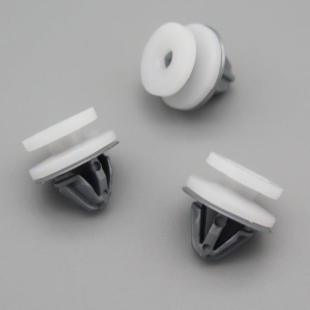 Door Card Retainer Clip, White & Grey