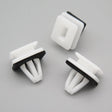 Side Skirt Clip, White with Washer