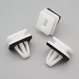 Side Skirt Clip, White with Washer