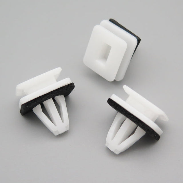 Side Skirt Clip, White with Washer