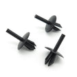 Plastic Rivet, 5.5mm Hole, 16mm Collar, Black