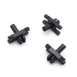 Plastic Fastener, Trim Moulding Clip, Black