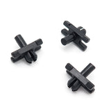 Plastic Fastener, Trim Moulding Clip, Black