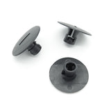 Plastic Fastener, Upholstery Trim Clip, Black