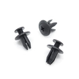 Screw Fit Plastic Trim Clip, Black