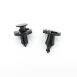 Push Fit Plastic Trim Clip, 8mm Hole, Black - image 3