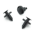 Push Fit Plastic Trim Clip, 8mm Hole, Black