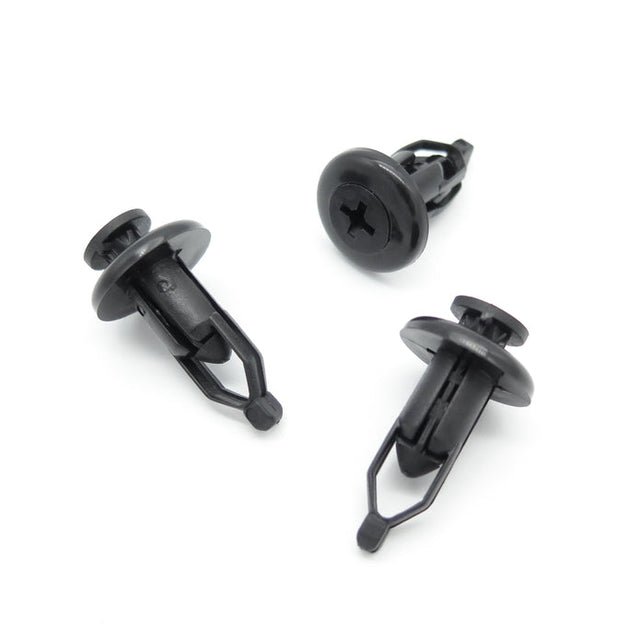 Push Fit Trim Clip, Black