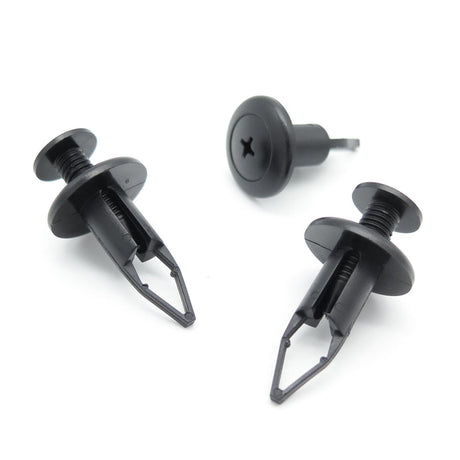 Screw Fit Trim Panel Clip, Black