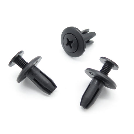 Screw Fit Trim Panel Clip, Black