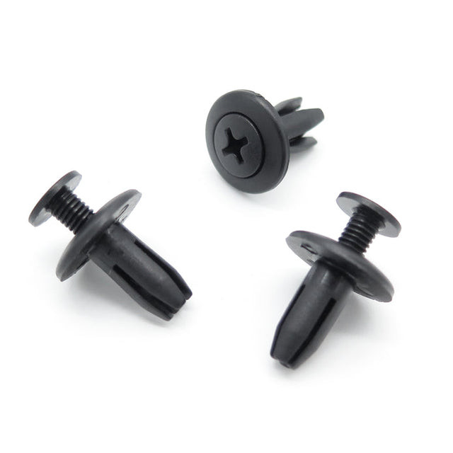 Screw Fit Trim Panel Clip, Black