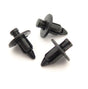 Push Fit Plastic Rivet, Black.