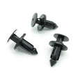 Push Fit Plastic Rivet, 9mm Hole , Black