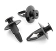 Screw Fit Plastic Rivet, Black