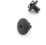 Push Fit Plastic Rivet, Black,- - image 3