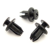 Screw Fit Plastic Rivet, Black