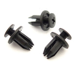 Screw Fit Plastic Rivet, Black