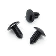 Fir Tree Clip, Black, Slotted Head