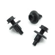 Plastic Screw Fit Rivet, 8mm Hole, 20mm Collar, Bolt Head